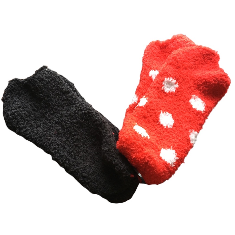 Secret Treasures | Black/Red Polka Dot Sock Set - Picture 1 of 5